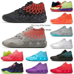 2023Lamelo shoes 2022 MB.01 Men Professional Basketball Shoes For Sale Rick And Morty Buzz City Black Blast Queen Citys Rock Ridge Red NotLamelo shoes