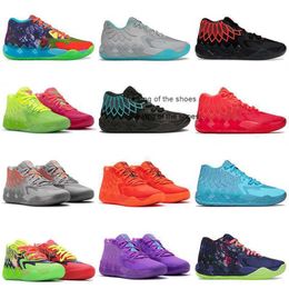 2023Lamelo shoes OG Boots LaMelo Ball 1 Basketball Shoes MB.01 Be You LO UFO Black Blast Rick and Morty Mens Sneakers 40-46Lamelo shoes