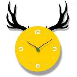 Wall Clocks Nordic Modern Design Clock Living Room Home Decoration Accessories Fashion Hanging Watches 2023