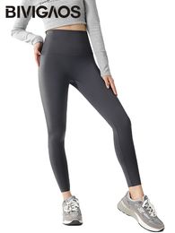 Women's Leggings BIVIGAOS Spring Summer Thin Traceless Shark Leggings Women High Waist Seamless Slim Skin-tight Sport Fitness Leggings 230310