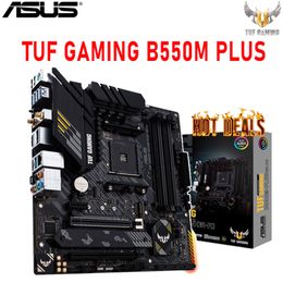 ASUS TUF GAMING B550M-PLUS ADM B550 Motherboard Socket AM4 Micro ATX Mainboard Windows10 PCI-E 4.0 DDR4 M.2 SATA III 128GB New