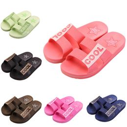 Slippers soft pink purple women men shoes Coast blue red brown Indoor beach antiskid sandal size 36-45