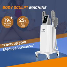 Emslimming Machine 4ハンドルEMSボディシェイプスリム機器EMS筋肉刺激装置ロゴカスタマイズ