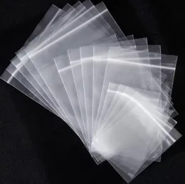 Wholesale Plastic Zip Poly Bags Clear 10C Mil Clear Zipper Bag Resealable Storage Baggies Suitable for Jewellery Candy Coin 100pcs/lot