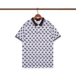 New Fashion London England Polos Shirts Mens Designers Polo Shirts High Street Embroidery Printing T shirt Men Summer Cotton Casual T-shirtsQ21