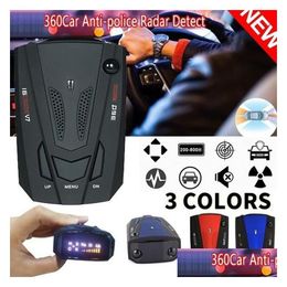 Car Security System Radar Detector 16 Band 360 Speed Alarm Anti Gps Camera Laser With Voice Alert Drop Delivery Surveillance Other Pr Dhsri