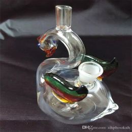 Smoking Pipes Swan glass cigarette kettle Bongs Oil Burner Pipes Water Pipes Glass