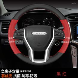 Steering Wheel Covers For MAXUS T60 V80 T70 D60 D90 Leather Sport DIY Hand Sewn Handle Cover Interior