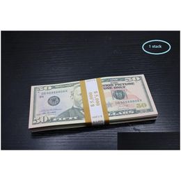 Funny Toys Fake Money Toy 100Pack Copy 50 One Hundred Dollar Bills Realistic Play That Looks Real Doublesided Pretend Prop271L Drop Dhvvh3QGENA1W