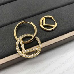 2023-Novel Hoop Earrings Ear Stud Circle Classic Letter Earring Elegant for Man Woman Multiple Styles 10 Options Good Quality