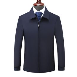 Men's Jackets Mens Jackets Plus Size Coats Turn Down Collar Men Winter Jacket Zipper Pocket Men's Clothing Fashion Long Sleeve Coat Men 230311