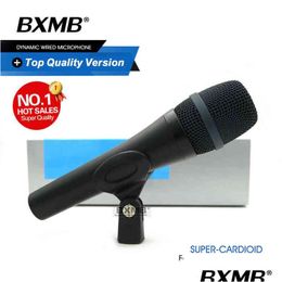 Microphones Grade A Quality E945 Professional Performance Dynamic Wired Microphone 945 Supercardioid Mic For Karaoke Live Vocals Sta Dhqfl