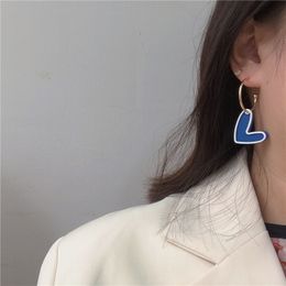Ear Cuff JP18 S925 Silver Needle Korea Love Earrings Small Fresh and Simple Earrings Student Temperament All-match Personalised Earrings 230310