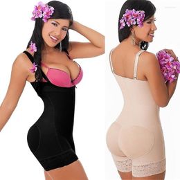Women's Shapers S-6XL Women's Underbust Full Body Shaper Thermal BuLift Shapewear Bodysuits Tummy Control Waste Trainer Thigh Trimmer