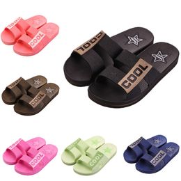 Slippers soft pink orange women men shoes Beach Coast brown Indoor blue antiskid sandal size 36-45