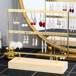 Jewelry Boxes Steel Stand for Earrings Pendants Bracelets Jewelry Display Stud Earrings Holder Jewellery Rack 3 Colors 230310