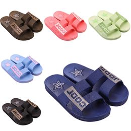 Slippers Indoor outdoor soft coffee sky blue brown green women men shoes Beach Coast bathroom antiskid sandal size 36-45