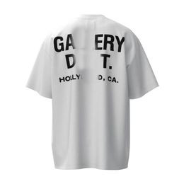 Graphic Tee Clothes American Fashion Brand GA Tshirt Designer T Shirt For Men Classic Lettered Basic Mens Womens Top 172