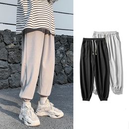 Men's Pants Streetwear Sweatpants Casual pants men Fashion Harem Pants Ankle-length Mens Joggers Sportwear Trousers 230311
