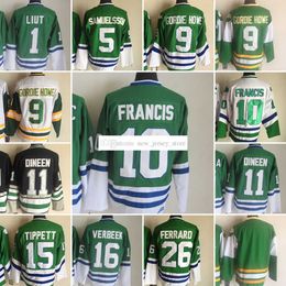 1991-1999 Movie Retro CCM Hockey Jersey Embroidery 9 GordieHowe 10 RonFrancis 11 KevinDineen 5 UlfSamuelsson 26 RayFerraro 16 PatrickVerbeek Vintage Jerseys