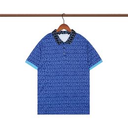 Новая мода Лондон Англия Полос Рубашки Мужские Дизайнеры Поло Рубашки Хай-стрит в вышиваемая футболка Мужчина Летняя хлопок повседневная футболка11