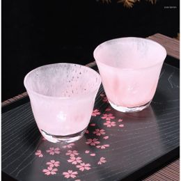 Cups Saucers Cherry Blossom Pastel Cup Japanese Tea Innovative Ceramic Method Firing Glass Falling Yingcai