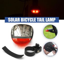 Bike Lights Solar Energy Bicycle Smart Sensing Light Auto Brake Waterproof Rear For NOV99