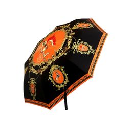 New Sun Umbrella Folding Automatic Sun Protection UV Protection Sun Umbrella European and American Fashion Brand Sun Umbrella