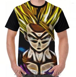 Men's T Shirts SSJ2 Gohan Graphic T-Shirt Men Tops Tee Women Shirt Funny Print O-neck Short Sleeve Tshirts