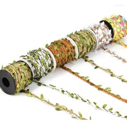 Decorative Flowers 10.94 Yard Artificial Vine 10m Leaf Rope Garland