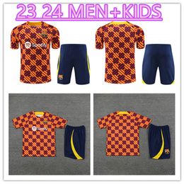 Training suit Camisetas de soccer jerseys football MEMPHIS PEDRI ADAMA AUBA BARCELONA FERRAN 23 -24 ANSU FATI 22 23 GAVI F. JONG DEST kit shirt Men Kids sets uniform