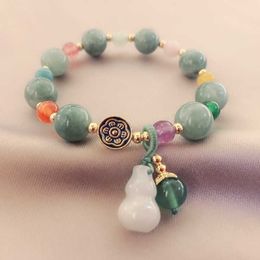 Bracelets Fashion bracelet women's new Tibetan style gourd jade pulp Bracelet