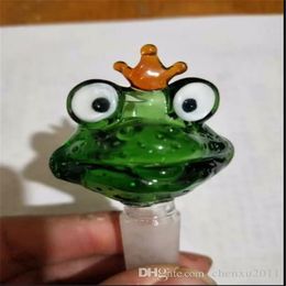 Frogs in color frogs Wholesale Glass bongs Oil Burner Glass Water Pipe Oil Rigs Smoking, Oil.