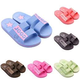 Slippers Indoor outdoor green soft sky blue women men shoes Beach Coast bathroom antiskid sandal size 36-45