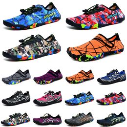 Sapatos de água laranja cyan maro pinkblack shoes wading sapatos de praia casal casal de soldado riacho tênis cinza descalço snorkeling snorkeling wading fitness feminino esportista