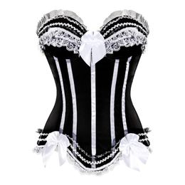 Bustiers & Corsets Corset Top Fairycore Cosplay Lingerie Underbust Victorian Corgested Bustier Women's Bodice Elf CostumesWaist TrainerBusti