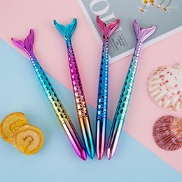 8Pcs Stationery Cute Kawaii Lovely Mermaid Office School Supplies Coloured Creative Gel Pen