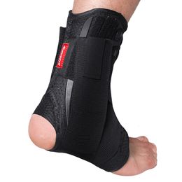 Ankle Support Kuangmi Ankle Support Brace Sports Foot Stabiliser Orthosis Adjustable Ankle Straps Pad Breathable Football Ankle Sock Protector 230311