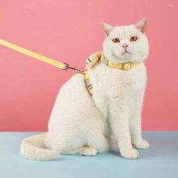 Dog Collars 1 PCS Soft Pet Harnesses Leash Creative Bee Animals Shape Cat Backpack Anti-lost Puppy Supplies