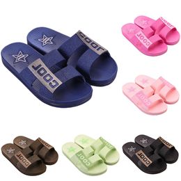 Slippers Indoor outdoor purple coffee pink blue women men shoes Beach Coast bathroom antiskid sandal size 36-45