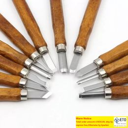 Wood Carving Knives Hand Tool Kit Carbon Steel Wood Carving Tools Chisel Knife Tools Set Woodcut for Sculpture Hand Factory