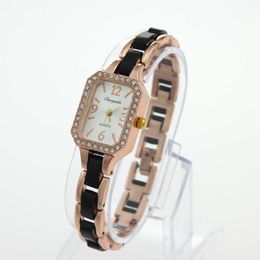 Wristwatches Women Watches Fashion Casual Bracelet Watch Relogio Leather Rhinestone Analog Quartz Clock Female Montre Femme