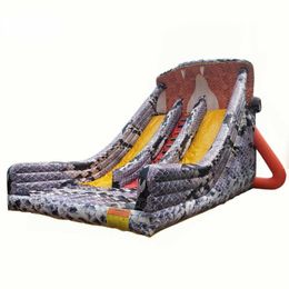 Park Playhouse Scary Exciting Snake Inflatable Water Slide Multiplayer Games Bouncer