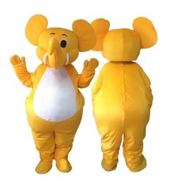 Mascot Costumes Professional New Elephant Mascot Costume Animal Theme Cartoon Character Mascot Suit Can Be Customized