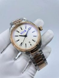 2023 Relógios de alta qualidade de qualidade azul, branco e preto 41mm Men's Men's Watches Automáticos Relógios de Luxo Mecânicos.