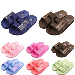 Slippers soft green purple yellow women men shoes Beach Coast bathroom Indoor outdoor antiskid sandal size 36-45