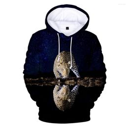 Men's Hoodies Leopard 3D Hoodie Animal Harajuku Sweatshirt Men/Women Est Streetwear Men Plus Size