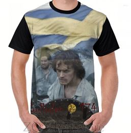 Men's T Shirts Outlander Jamie Fraser Culloden Graphic T-Shirt Men Tops Tee Women Shirt Funny Print O-neck Short Sleeve Tshirts