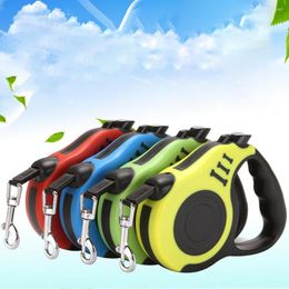 Dog Collars 3M/5M Retractable Leash Automatic Flexible Puppy Cat Traction Rope Walking Belt For Small Medium Dogs Pet Products Pets Toys