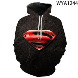 Men's Hoodies Super Movie 3D Printed Men Women Children Fashion Sweatshirts Boy Girl Kids Pullover Long Sleeve Streetwear Tops